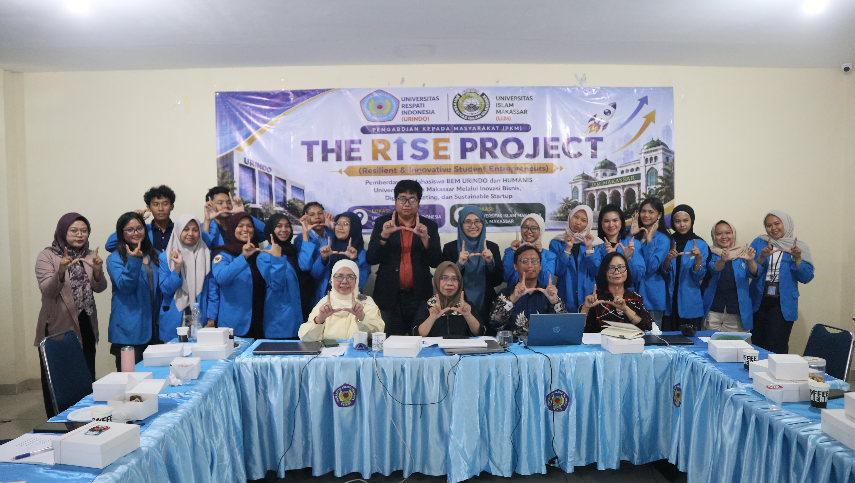 URINDO dan UIM Perkuat Kompetensi Kewirausahaan Mahasiswa melalui The RISE Project